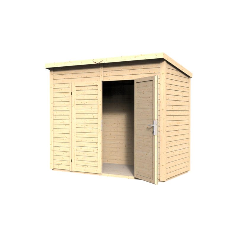 Abri de jardin bois Midway – 244 x 121 cm – Image 4
